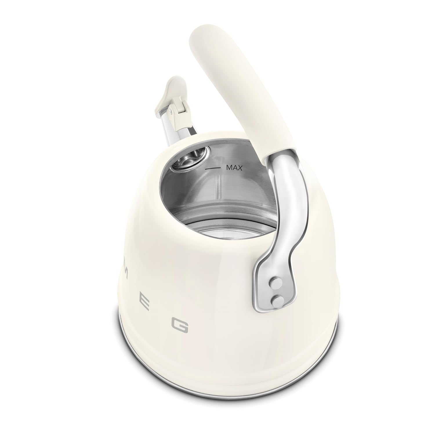 Whistling Kettle 2.3L Stainless Steel Cream