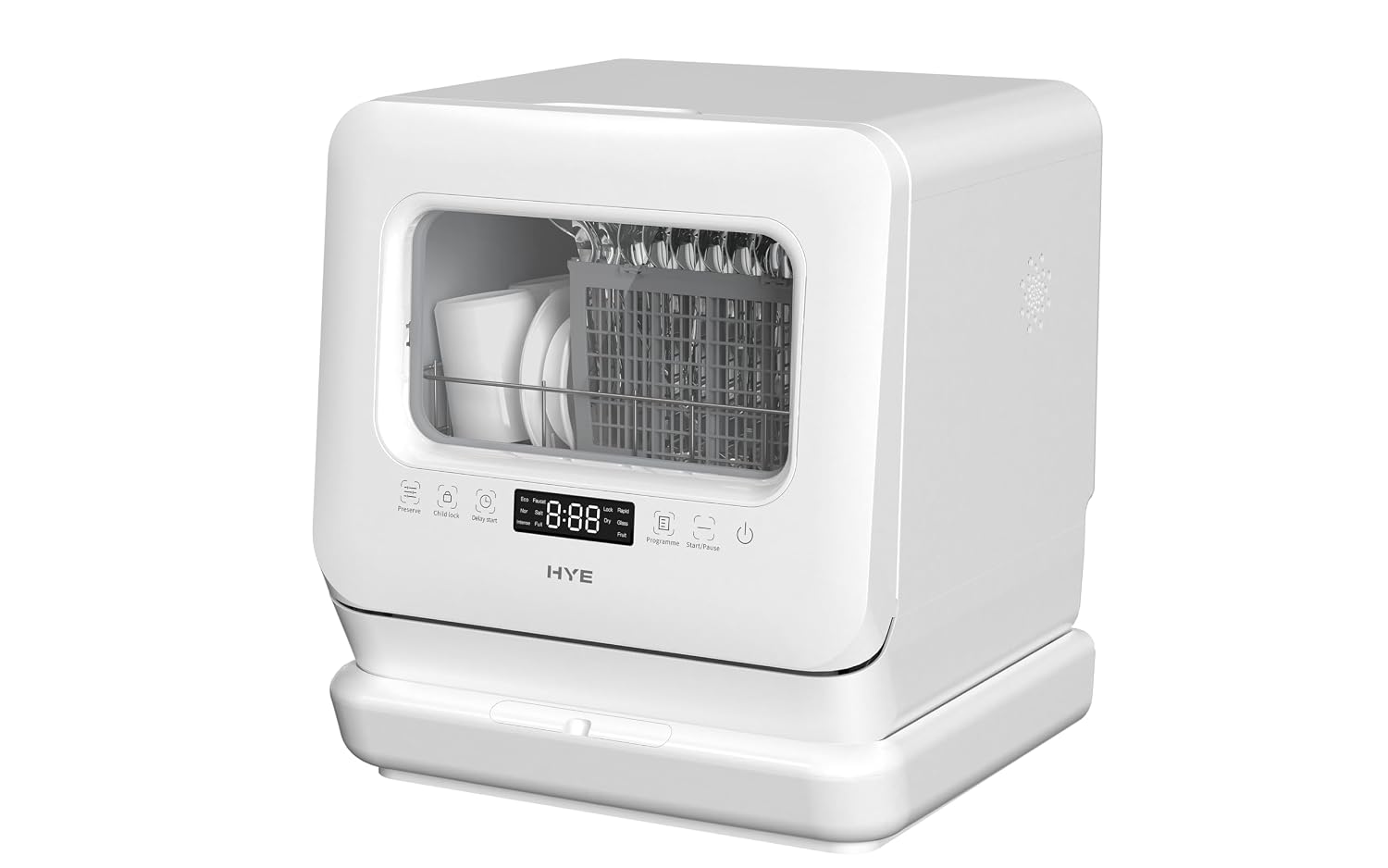 Table Top Dishwasher 3 Place Settings 6 Programs White