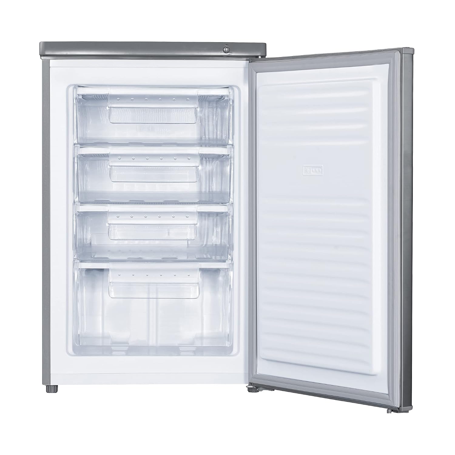 Freestanding Under Counter Fridge Freezer Set 136L 91L 55cm Inox
