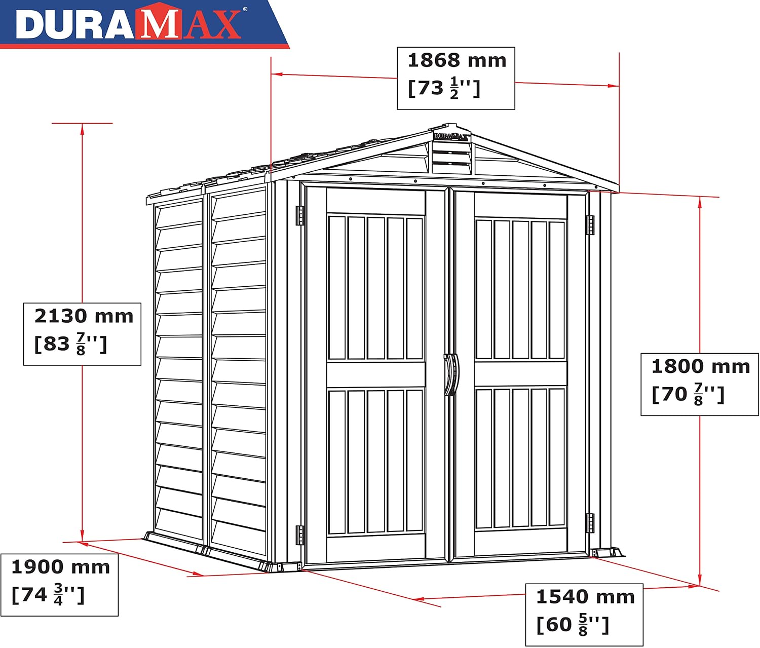 Plastic Garden Storage Shed 6 X 6 Ft Dark Grey Adobe Metal Roof