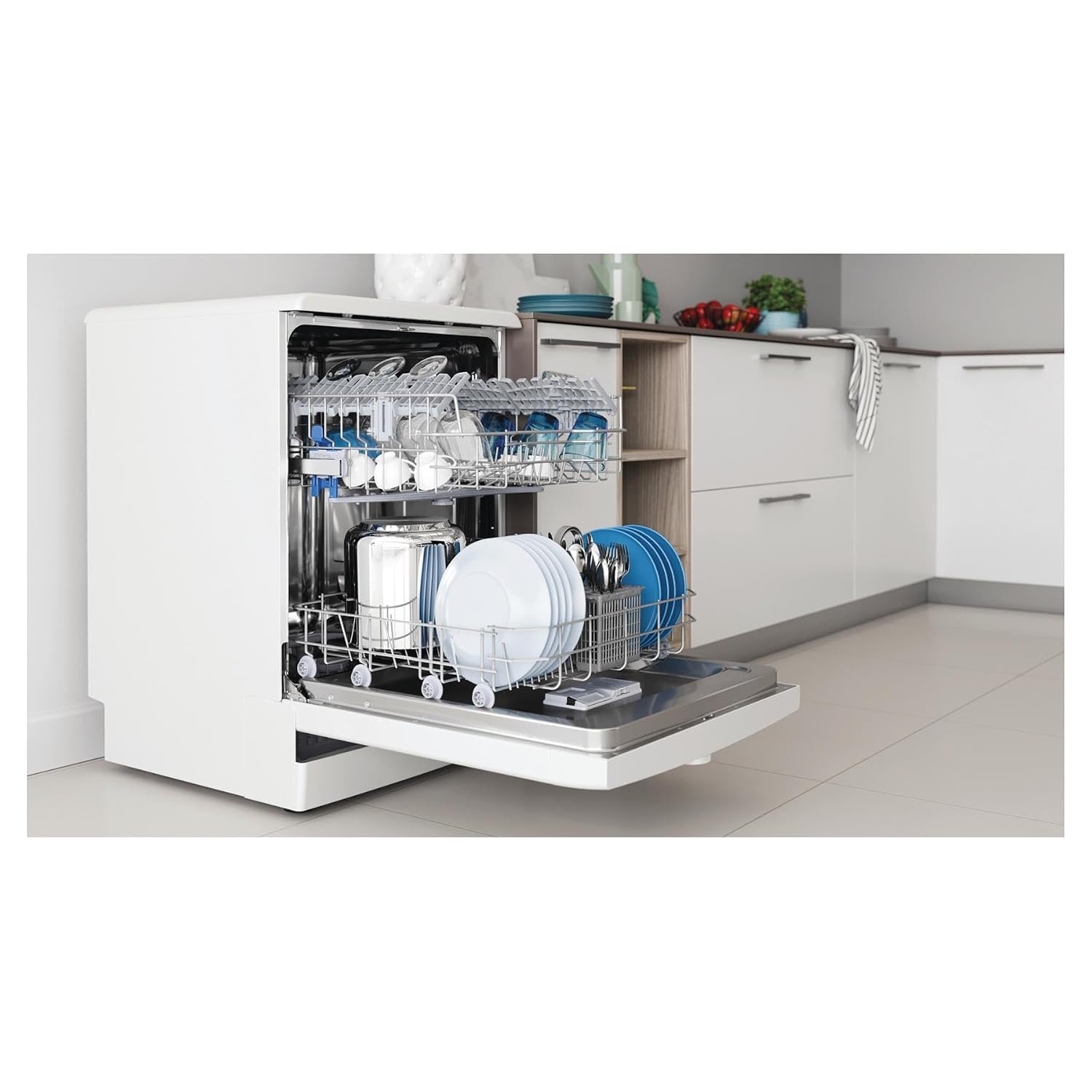 Freestanding Dishwasher 9.5L 5 Programs 60cm Wide White