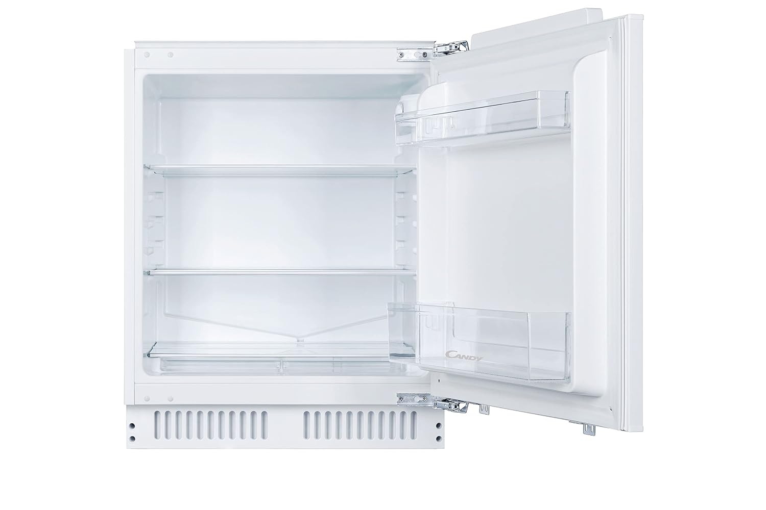 Integrated Undercounter Fridge 135L Adjustable Shelves LED Display White