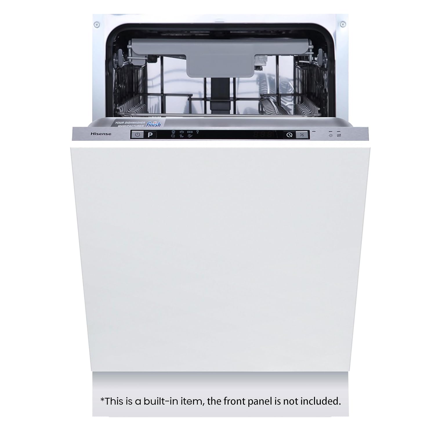 Built-In Dishwasher 10 Place Settings 7 Programs White 30 Min Quick Wash