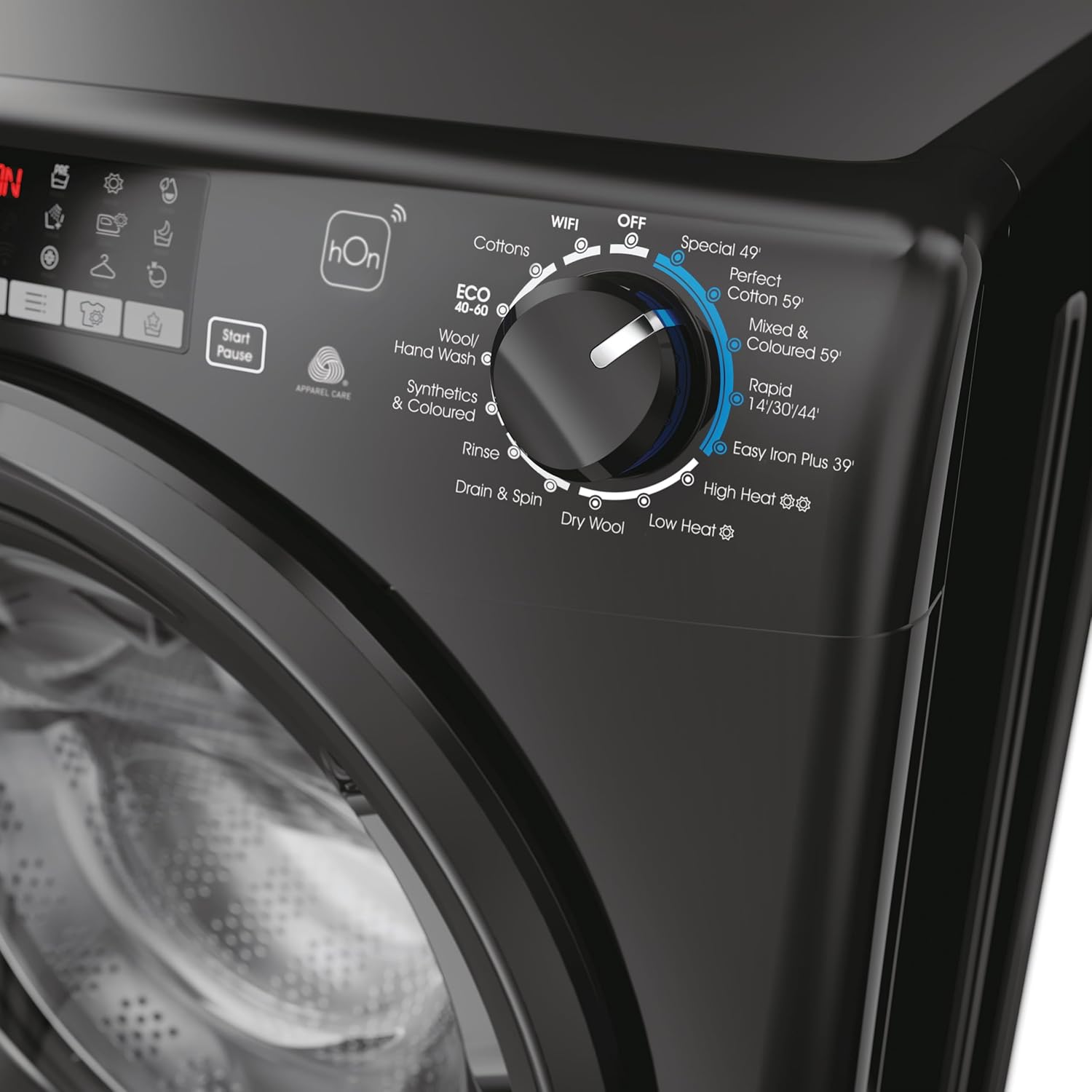 Freestanding Washer Dryer 8kg 5kg 1400RPM LED Display Black