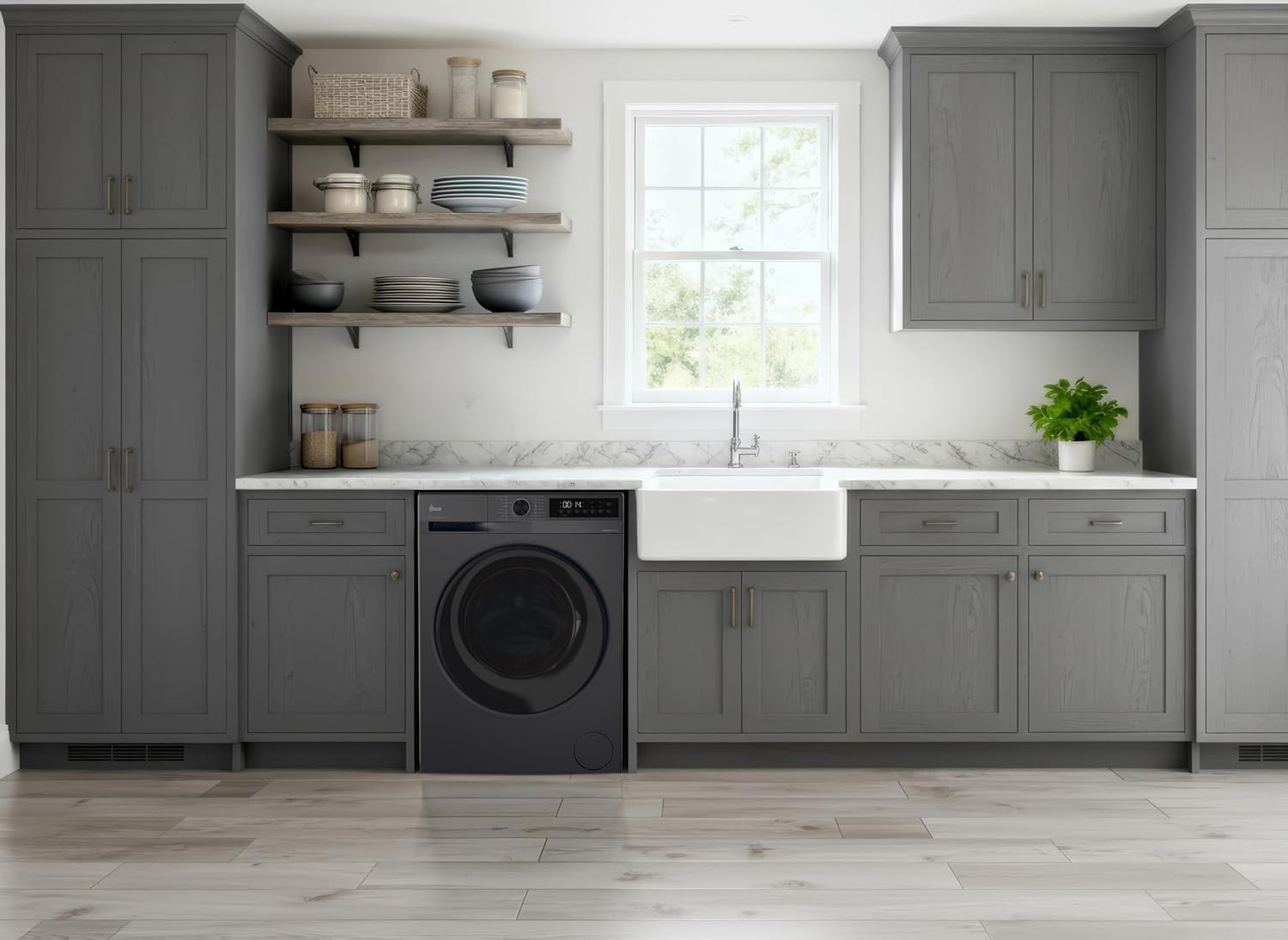Freestanding Washer Dryer 8/5kg 1400rpm 16 Programmes WiFi Graphite