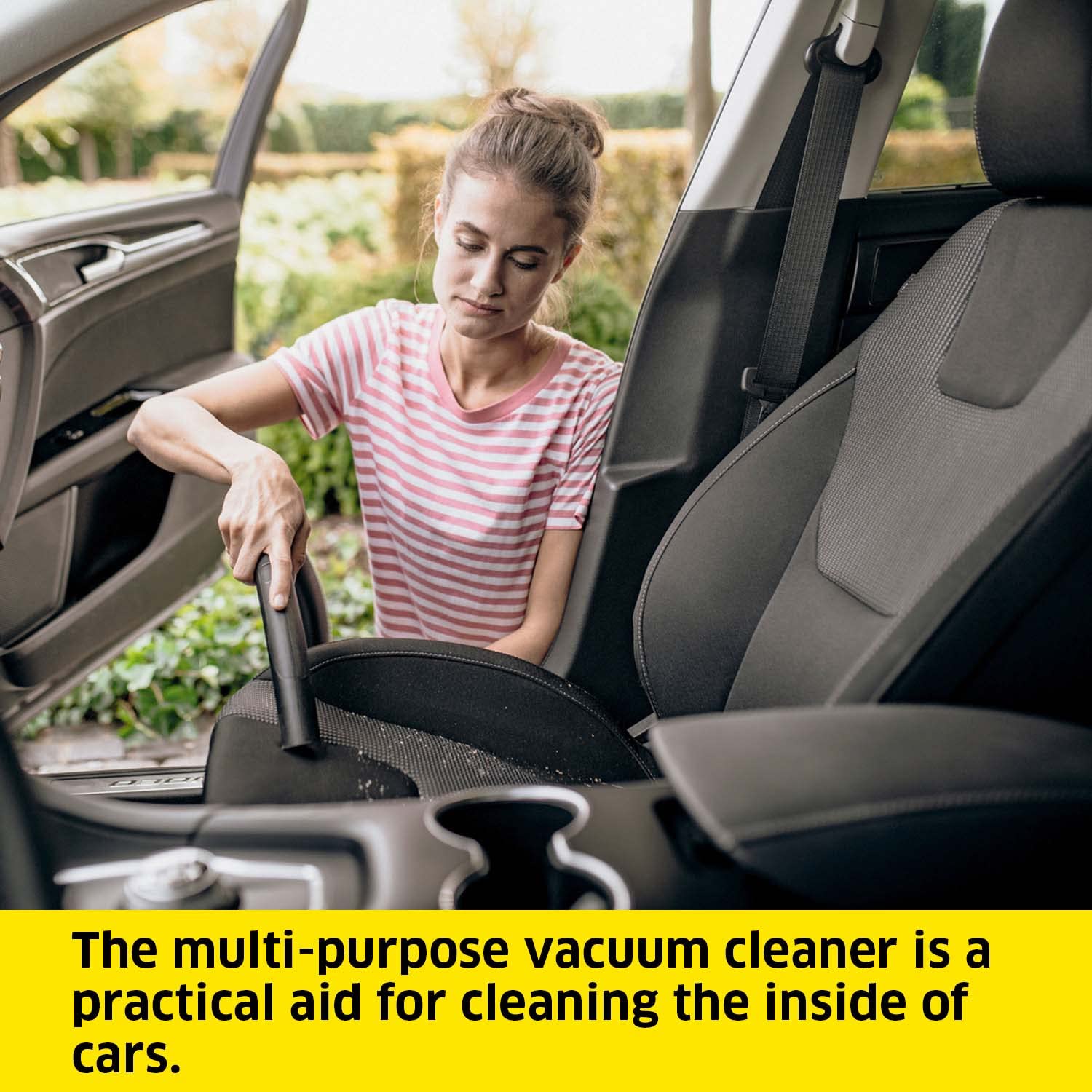 Wet And Dry Vacuum Cleaner 12L 1000W Blowing Function Yellow