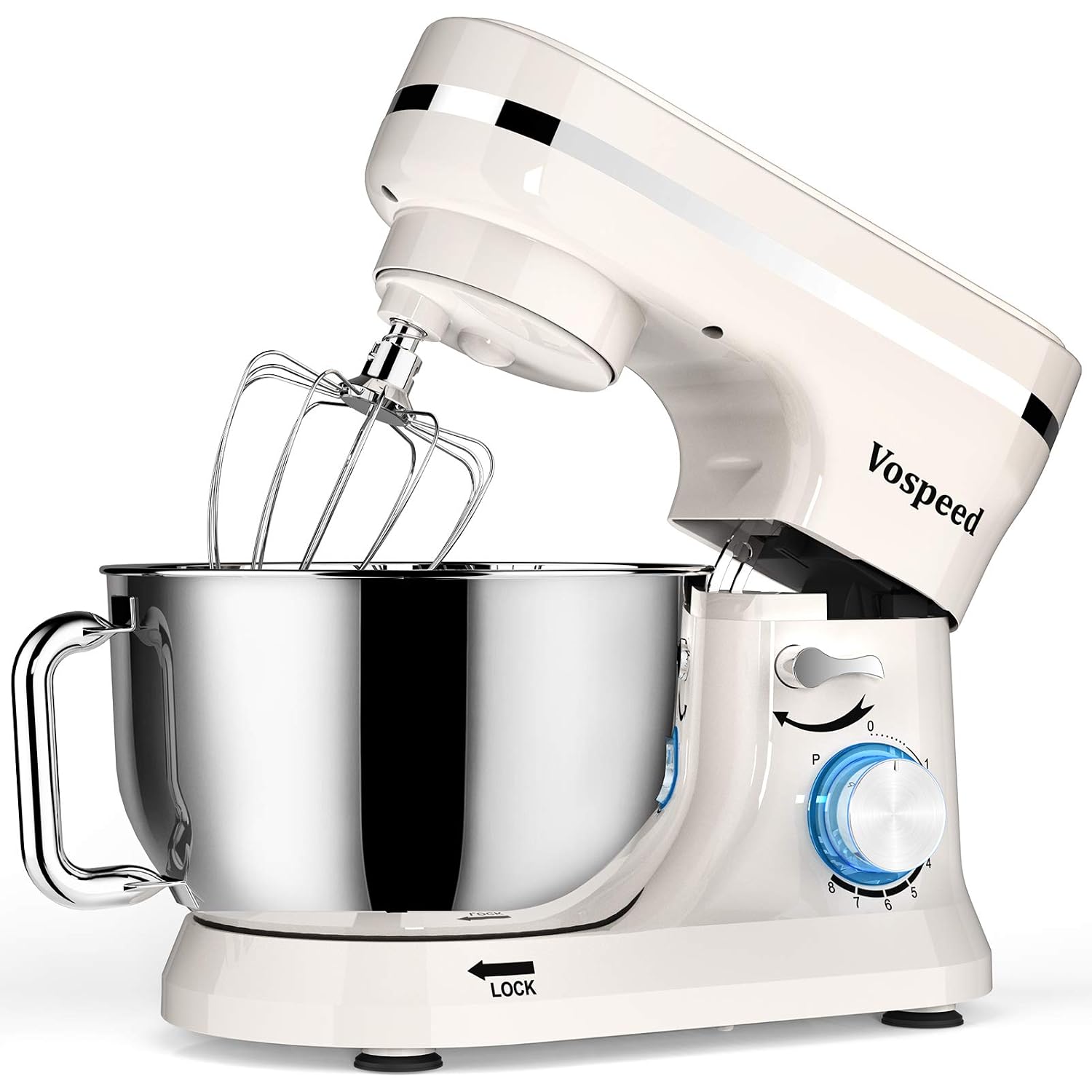 Stand Mixer 5-Quart 8-Speed 1000W Tilt-Head Black